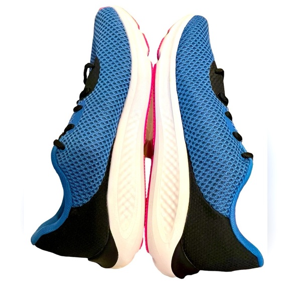 Under Armour Charged Pursuit 3 Running Sneakers Women's 10 Blue Black Pink NEW - Picture 5 of 9